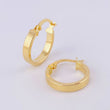 Candongas Maura 1.5g / 1.8cm Oro Amarillo 18K