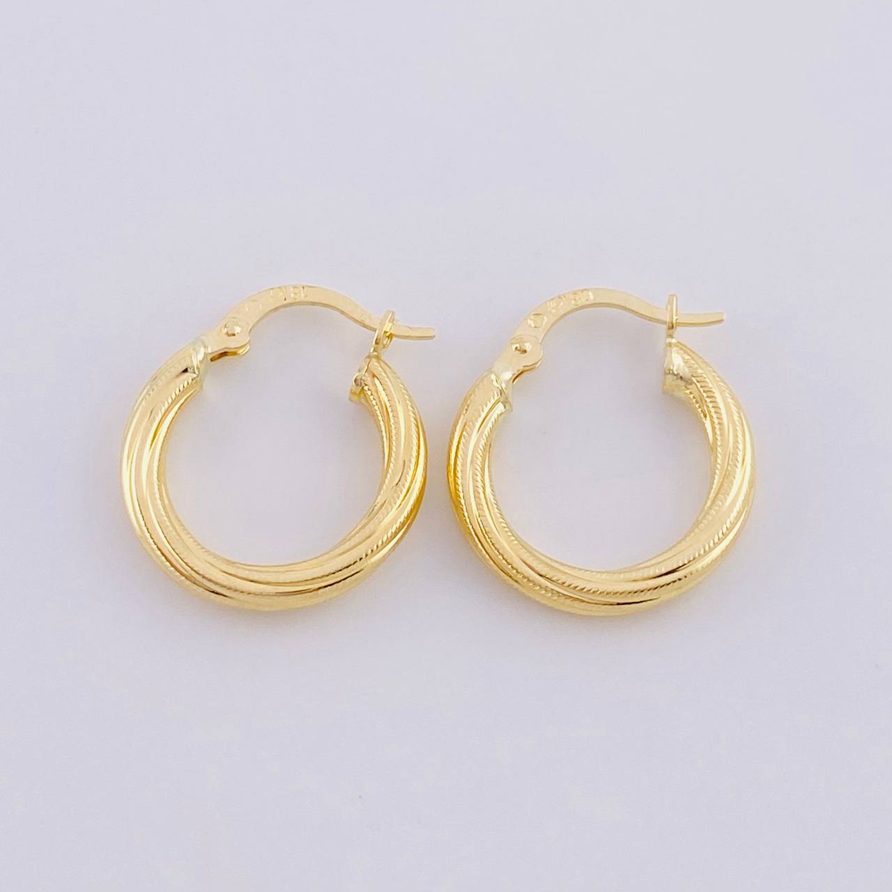 Candongas Mafe 1.8g / 2cm Oro Amarillo 18K