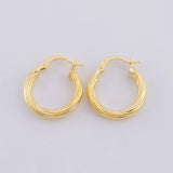Candongas Mafe 1.8g / 2cm Oro Amarillo 18K