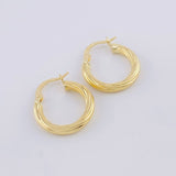 Candongas Mafe 1.8g / 2cm Oro Amarillo 18K