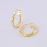 Candongas Mafe 1.8g / 2cm Oro Amarillo 18K