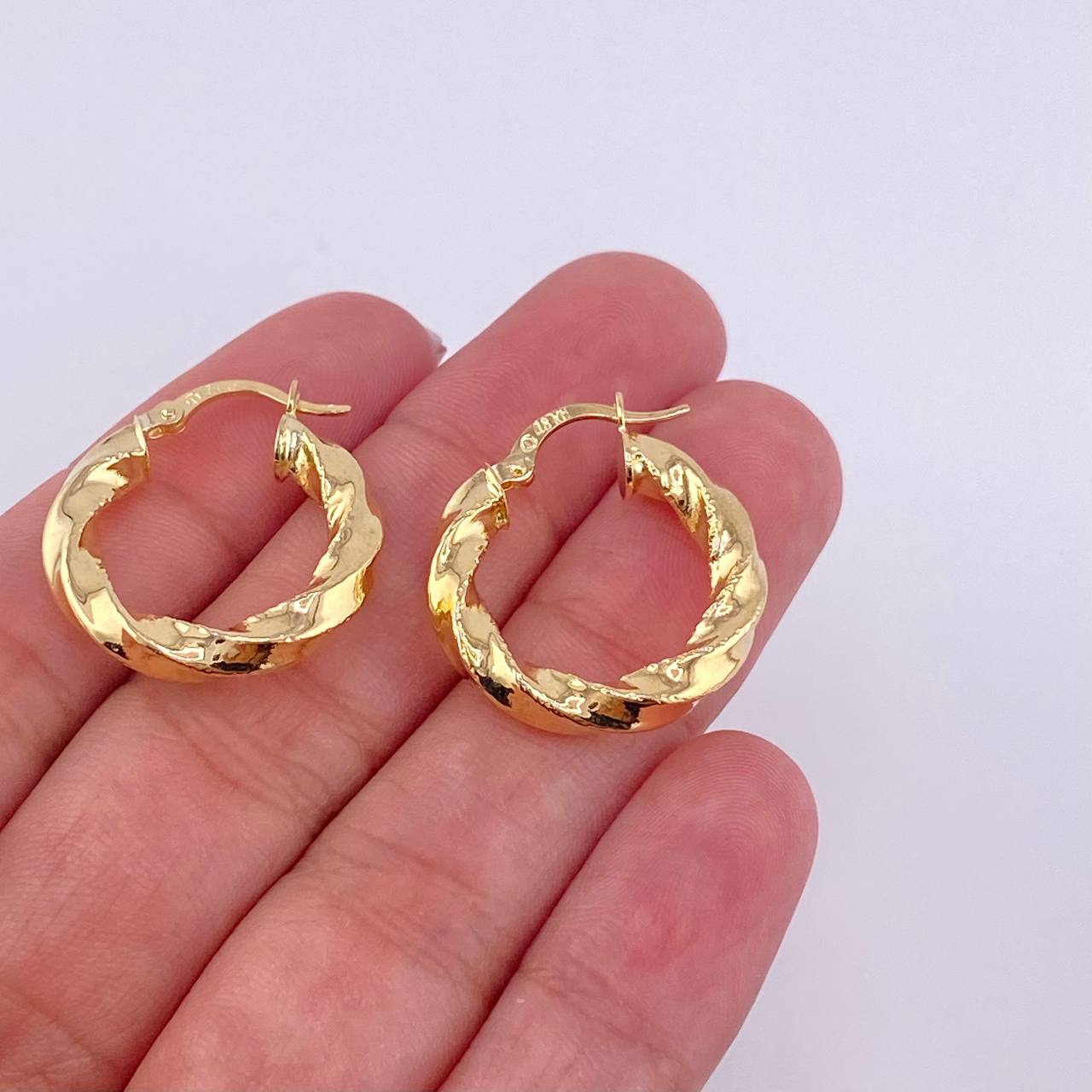 Candongas Fenix 2.9g / 2.4cm Oro Amarillo 18K
