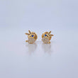 Topos Conejo 0.65gr / Circones Azul Blancos Oro Amarillo 18K $
