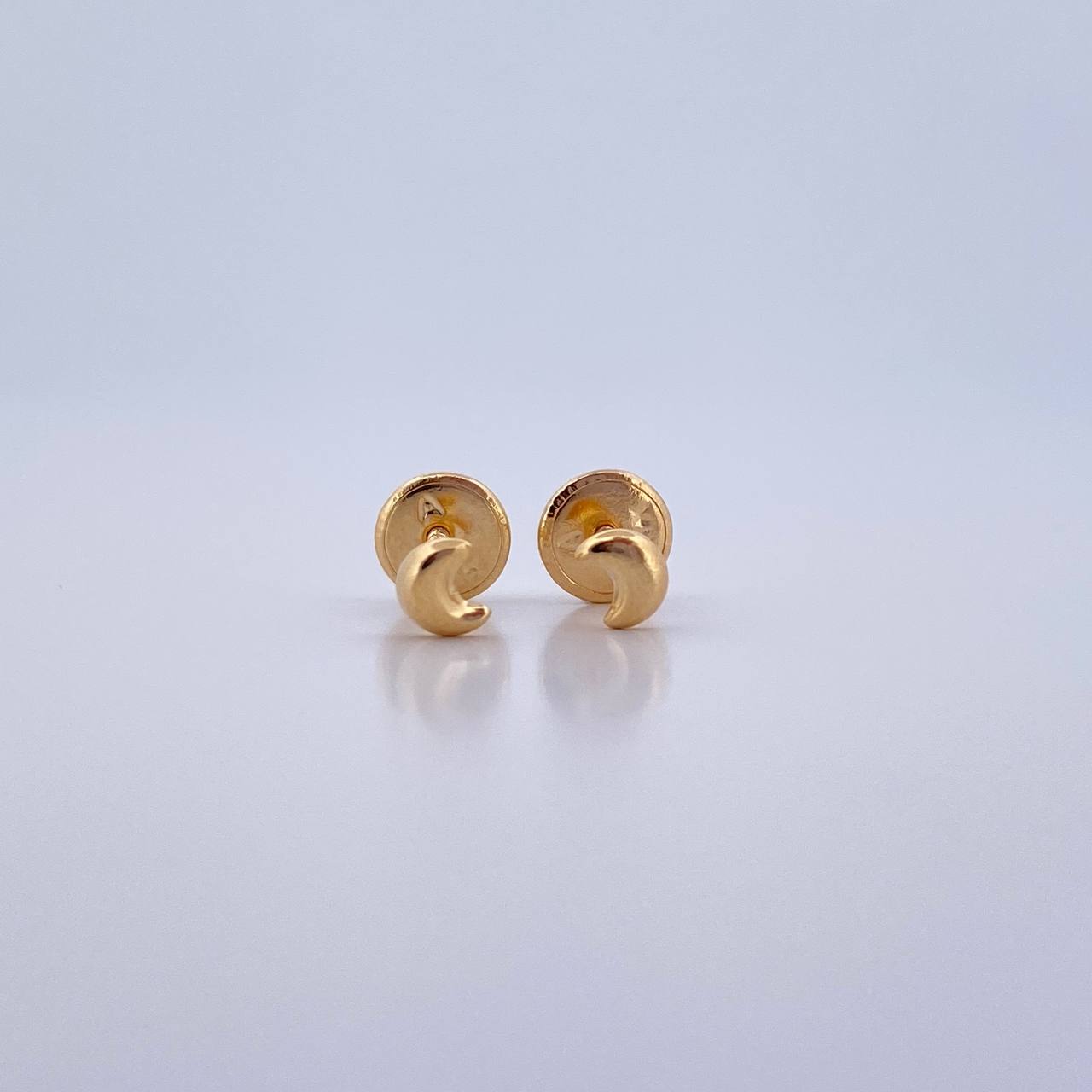 Topos Luna 0.4gr / Lisos Oro Amarillo 18K &