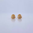 Topos Grano Café 0.5gr / Liso Oro Amarillo 18K &