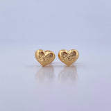 Topos Corazon Love 0.65gr / Troquelados Oro Amarillo 18K &