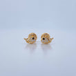 Topos Ballena 0.8gr / Circones Negro Blancos Oro Amarillo 18K &