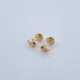 Topos Ballena 0.8gr / Circones Negro Blancos Oro Amarillo 18K &