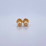 Topos Bola 0.5gr / 4mm Diamantada Oro Amarillo &