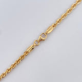 Cadena Lazo 5.2gr / 65cm / +3 Oro 18K $