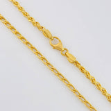 Cadena Franco 6.45 g / 60 cm / 2.2 mm Oro Amarillo 18K