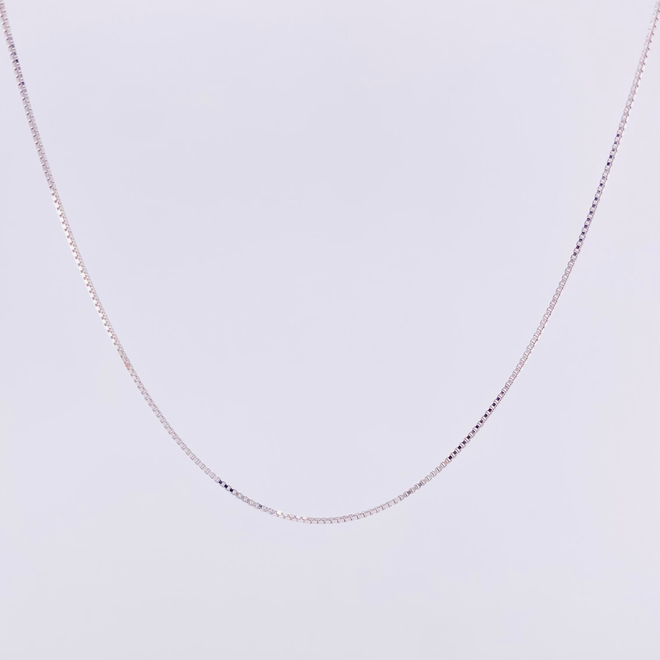 Cadena Venenciana 1.35 g / 50 cm / 0.6 mm Oro Blanco 18K