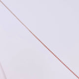 Cadena Venenciana 1.35 g / 50 cm / 0.6 mm Oro Blanco 18K