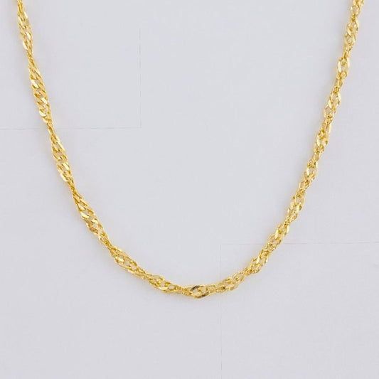 Cadena Singapur 3.45 g / 73.5 cm / 1.45 mm Oro Amarillo 18K