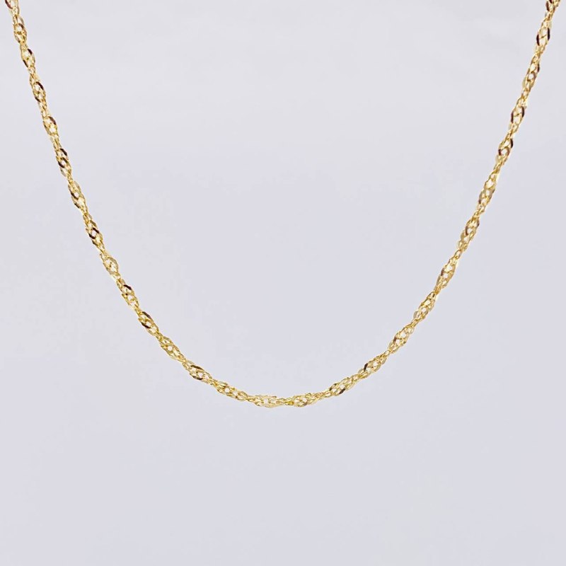 Cadena Singapur 3.45 g / 73.5 cm / 1.45 mm Oro Amarillo 18K