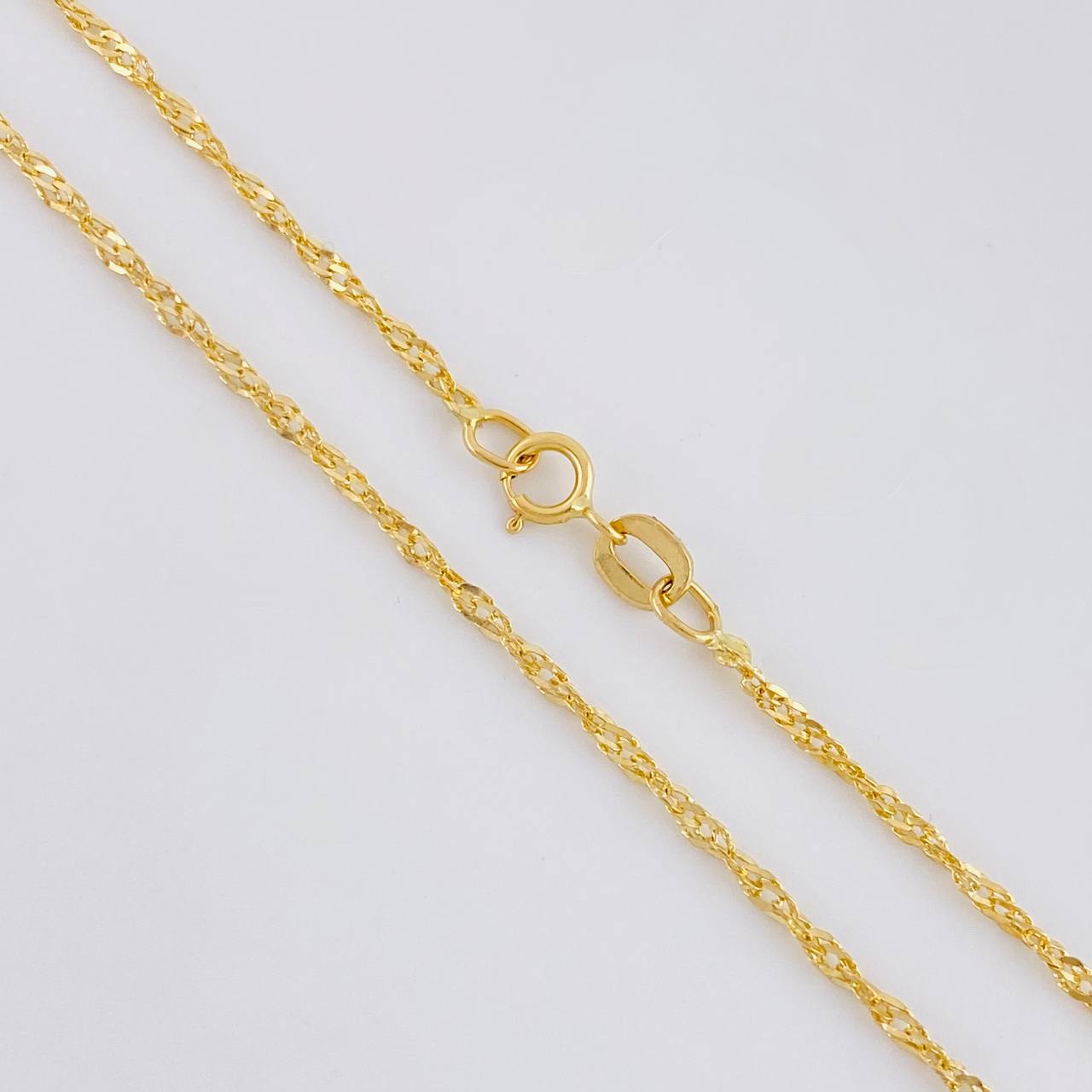 Cadena Singapur 3.45 g / 73.5 cm / 1.45 mm Oro Amarillo 18K