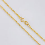 Cadena Singapur 3.45 g / 73.5 cm / 1.45 mm Oro Amarillo 18K