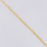 Cadena Singapur 3.45 g / 73.5 cm / 1.45 mm Oro Amarillo 18K