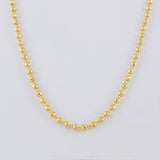 Cadena Militar Diamantada 10.3 g / 71 cm / 2 mm Oro Amarillo 18K