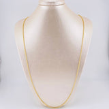 Cadena Militar Diamantada 10.3 g / 71 cm / 2 mm Oro Amarillo 18K