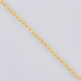 Cadena Militar Diamantada 10.3 g / 71 cm / 2 mm Oro Amarillo 18K