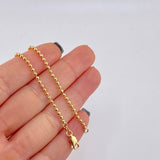 Cadena Militar Diamantada 10.3 g / 71 cm / 2 mm Oro Amarillo 18K