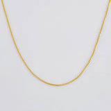 Cadena Venenciana 1.8 g / 45 cm / 0.65 mm Oro Amarillo 18K
