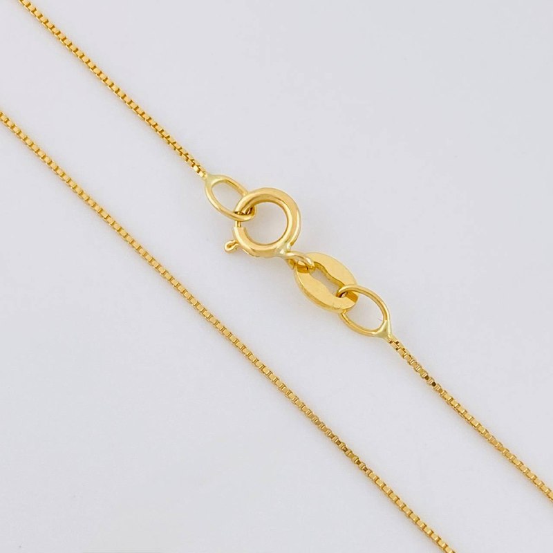 Cadena Venenciana 1.8 g / 45 cm / 0.65 mm Oro Amarillo 18K
