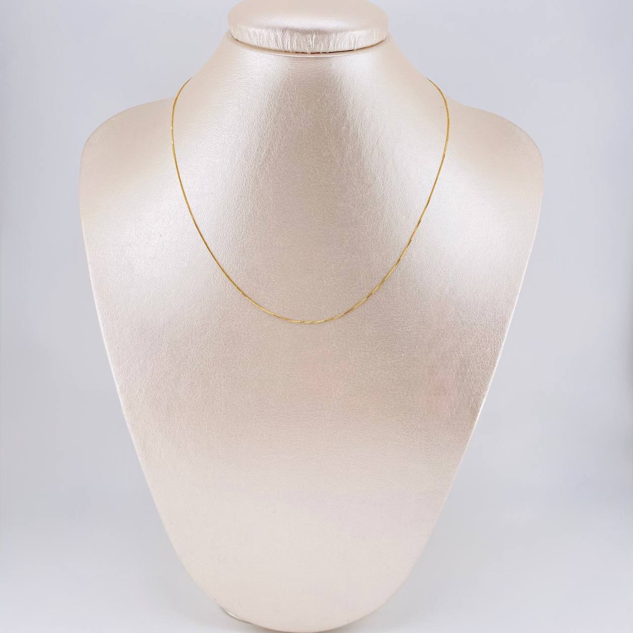 Cadena Venenciana 1.8 g / 45 cm / 0.65 mm Oro Amarillo 18K