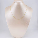 Cadena Venenciana 1.8 g / 45 cm / 0.65 mm Oro Amarillo 18K