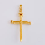Dije Cruz Clavo 4.1 g / 4.6 cm Oro Amarillo 18K