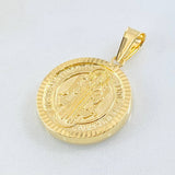 Dije San Benito 2.4gr / 3.2cm / Oro Amarillo 18K *
