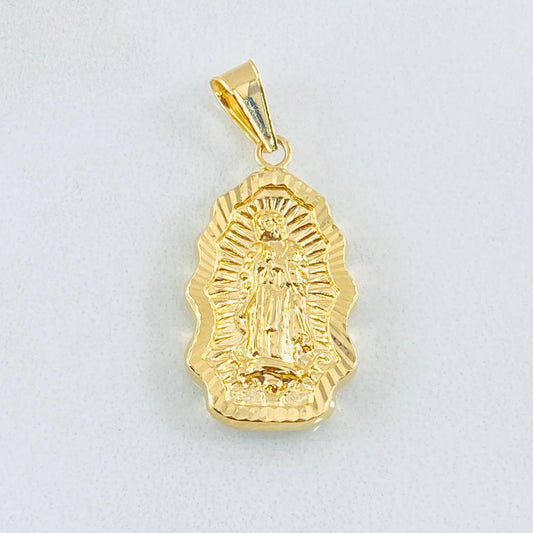 Dije Virgen Guadalupe Silueta 1.5gr / 2.5cm / Oro Amarillo 18K *