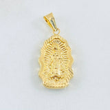 Dije Virgen Guadalupe Silueta 1.5gr / 2.5cm / Oro Amarillo 18K *