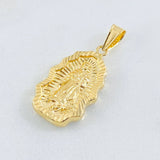 Dije Virgen Guadalupe Silueta 1.5gr / 2.5cm / Oro Amarillo 18K *