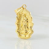 Dije Virgen Guadalupe Silueta 1.5gr / 2.5cm / Oro Amarillo 18K *