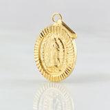 Dije Virgen Guadalupe 1.05gr / 2.5cm / Oro Amarillo 18K *