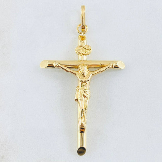 Dije Cruz Cristo 2.4gr / 5.8cm / Oro Amarillo 18K *