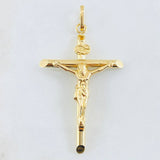 Dije Cruz Cristo 2.4gr / 5.8cm / Oro Amarillo 18K *
