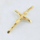 Dije Cruz Cristo 2.4gr / 5.8cm / Oro Amarillo 18K *