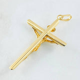 Dije Cruz Cristo 2.4gr / 5.8cm / Oro Amarillo 18K *