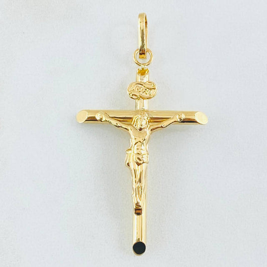 Dije Cruz Cristo 2gr / 5.2cm / Oro Amarillo 18K *