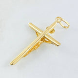 Dije Cruz Cristo 2gr / 5.2cm / Oro Amarillo 18K *