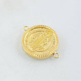 Herraje San Benito 2.25gr / 2.7cm / Oro Amarillo 18K