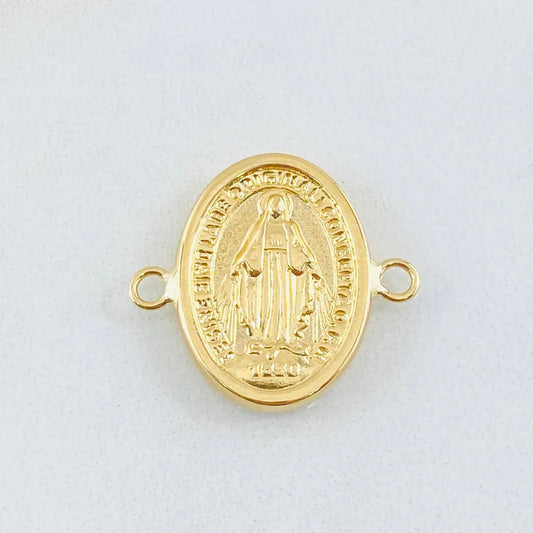 Herraje Virgen Milagrosa 0.65g / 1.5cm Oro Amarillo 18K