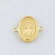 Herraje Virgen Milagrosa 1.5gr / 1.8cm / Oro Amarillo 18K *