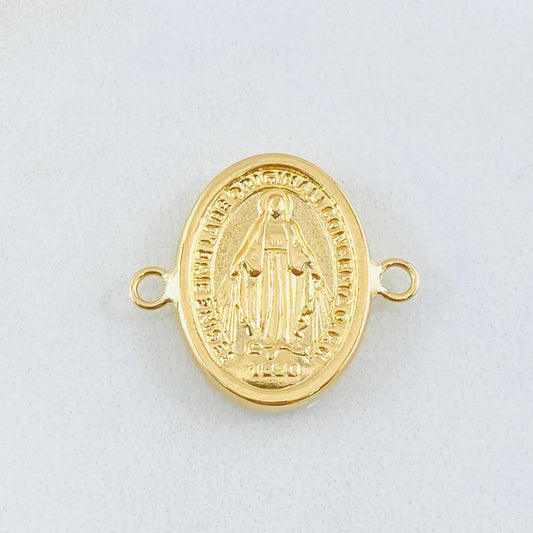 Herraje Virgen Milagrosa 1.5gr / 1.8cm / Oro Amarillo 18K *