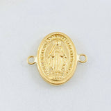 Herraje Virgen Milagrosa 1.5gr / 1.8cm / Oro Amarillo 18K *