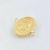 Herraje Virgen Milagrosa 1.5gr / 1.8cm / Oro Amarillo 18K *