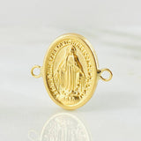 Herraje Virgen Milagrosa 1.5gr / 2cm / Oro Amarillo 18K ©